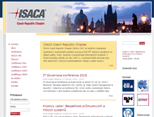 Tablet Screenshot of isaca.cz