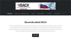 Desktop Screenshot of isaca.si