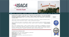 Desktop Screenshot of isaca.sk