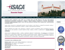 Tablet Screenshot of isaca.sk